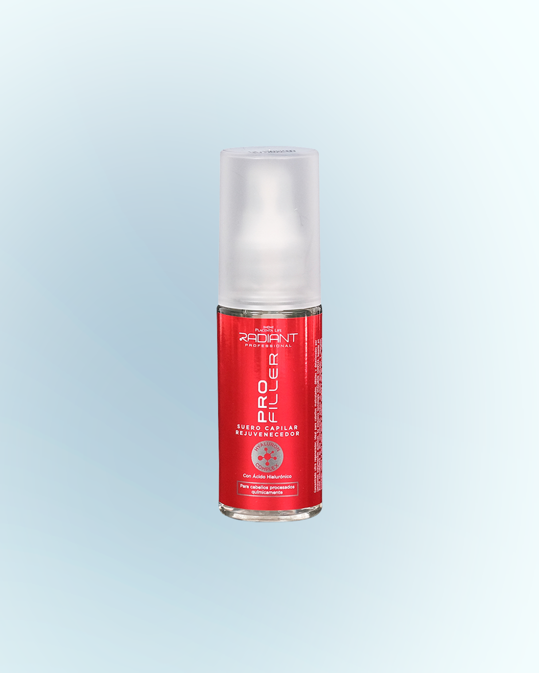 Radiant Pro Filler Rejuventing Hair Serum Rojo Frasco 50 ML